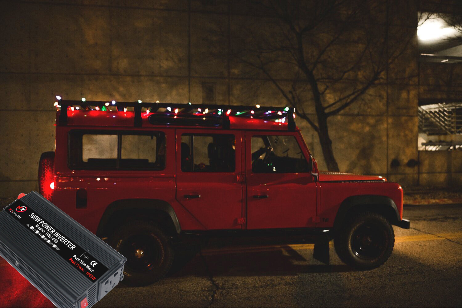 Brighten Up Your Holidays with the Hzinverter 500 Watt Power Inverter